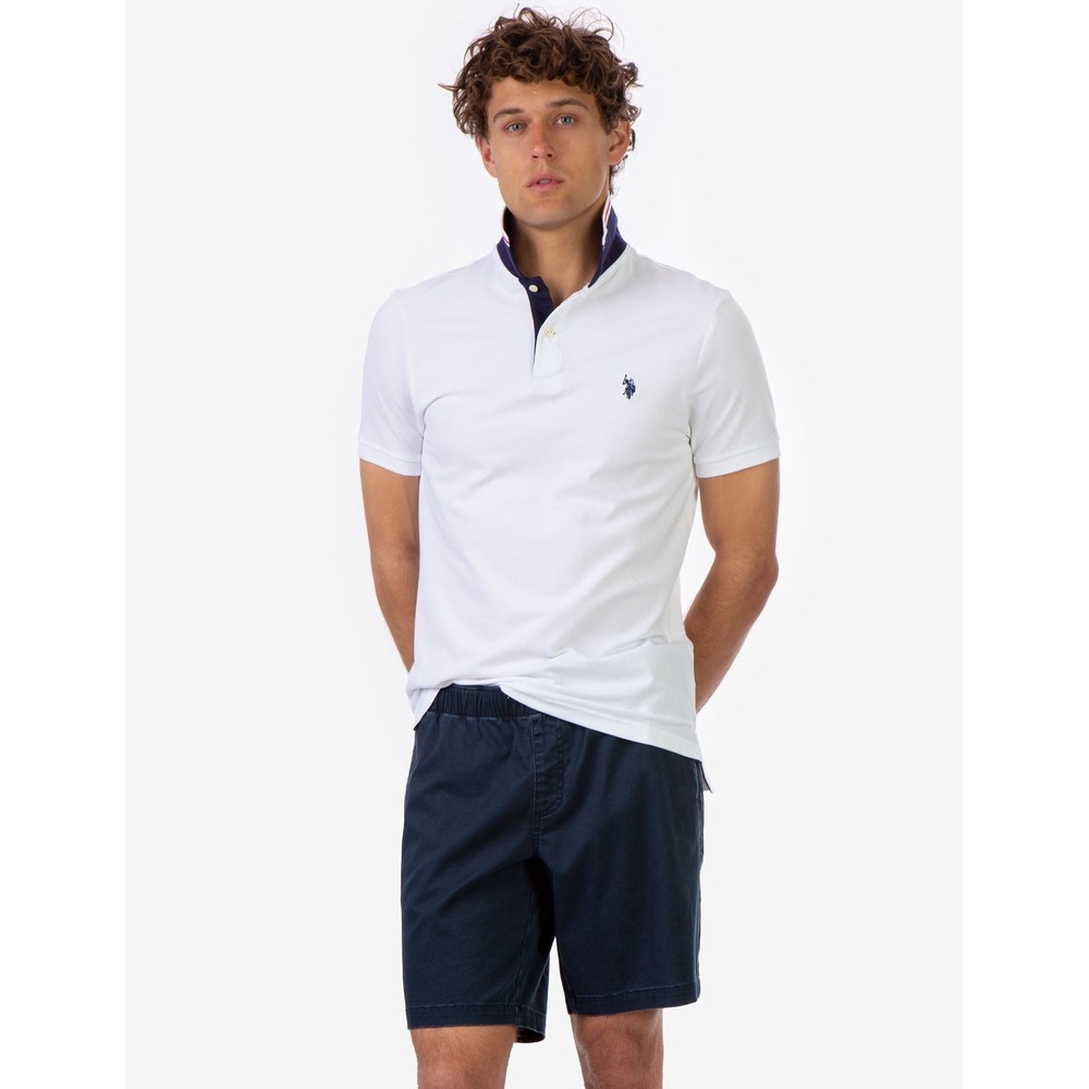 U.S. Polo Assn. SLIM FIT STRETCH SOLID PIQUE POLO SHIRT XL